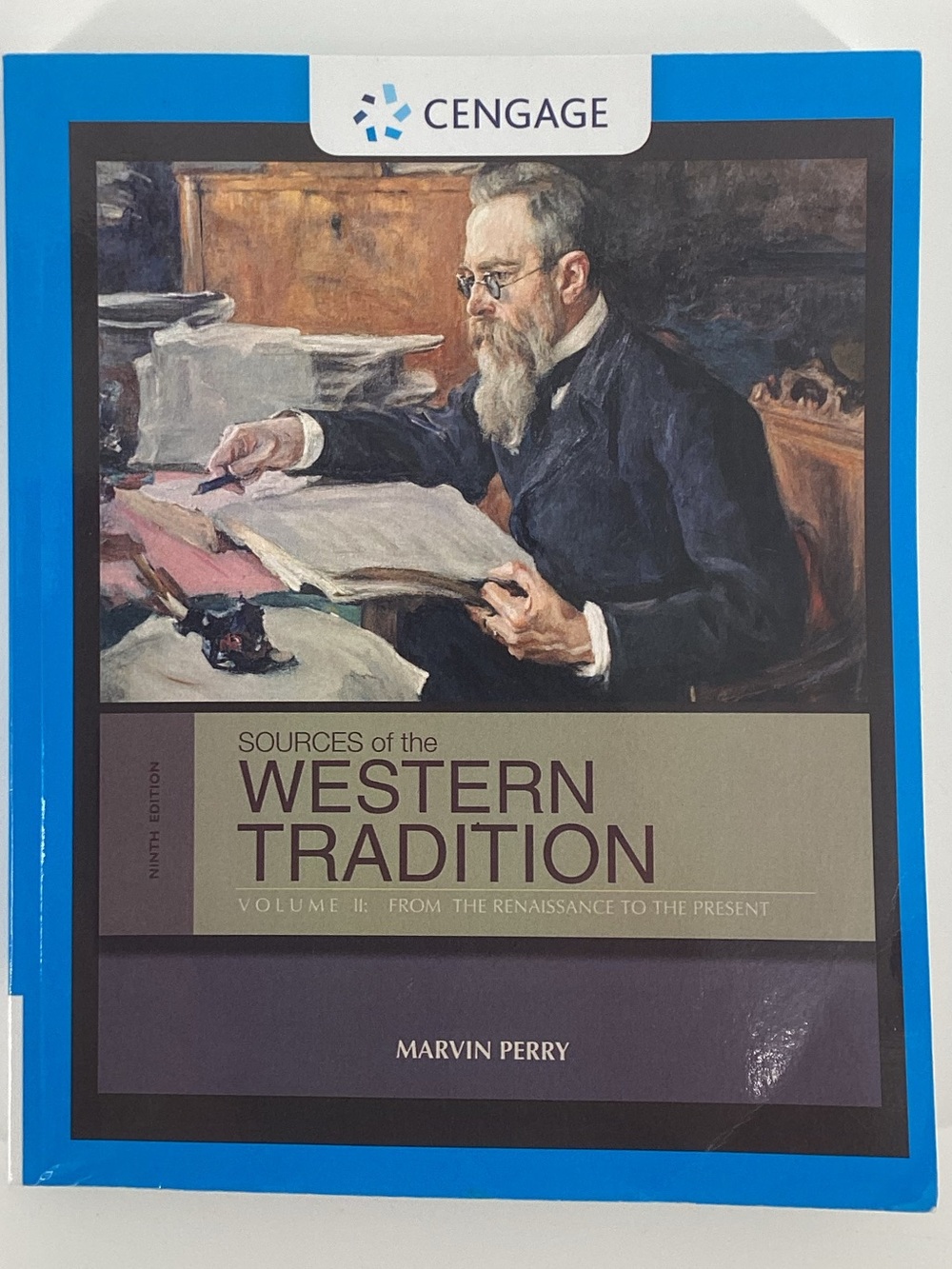 Blue 'Sources of the Western Tradition' Textbook by Marvin Perry